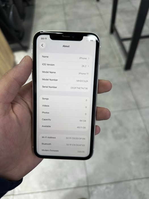 iphone 11  karopkasi bor yomkst 92