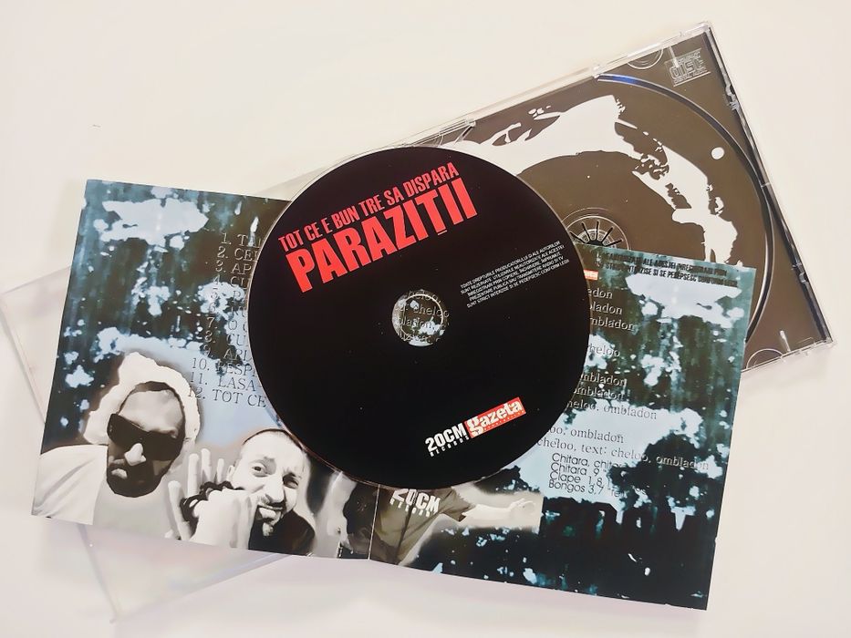 Parazitii -Tot Ce E Bun Tre' Sa Dispara (fatcase) // CD hip-hop / rap