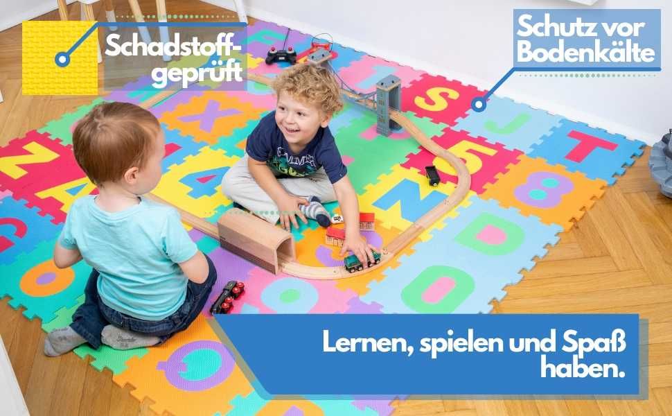 детска постелка, килим от 86 части