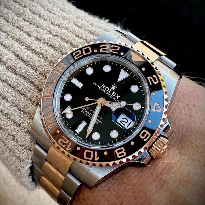 rolex gmt - master ll bicolor