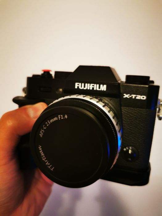 Fujifilm x t20 + obiectiv tt artizan 1.4