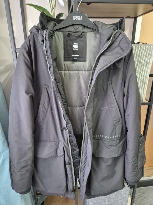 GSTAR зимно яке, черно/тъмен графит S