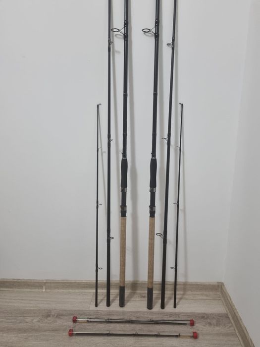 SET 2 Feedere FL Ultra Feeder 3.90 + 2 Mulinete FL Sparkler 5000