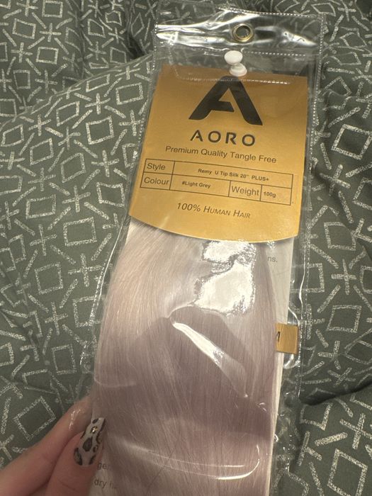 Extensii Keratina Gri Deschis