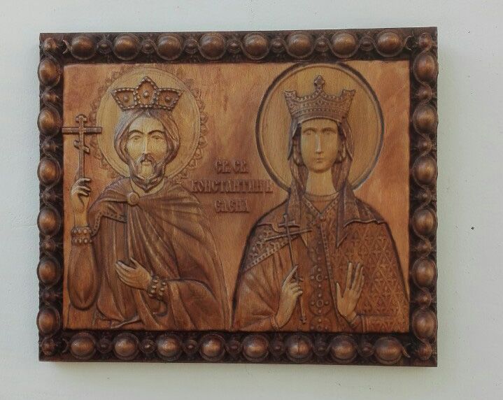 Дърворезба, Икони ИСУС ХРИСТОС или Богородица