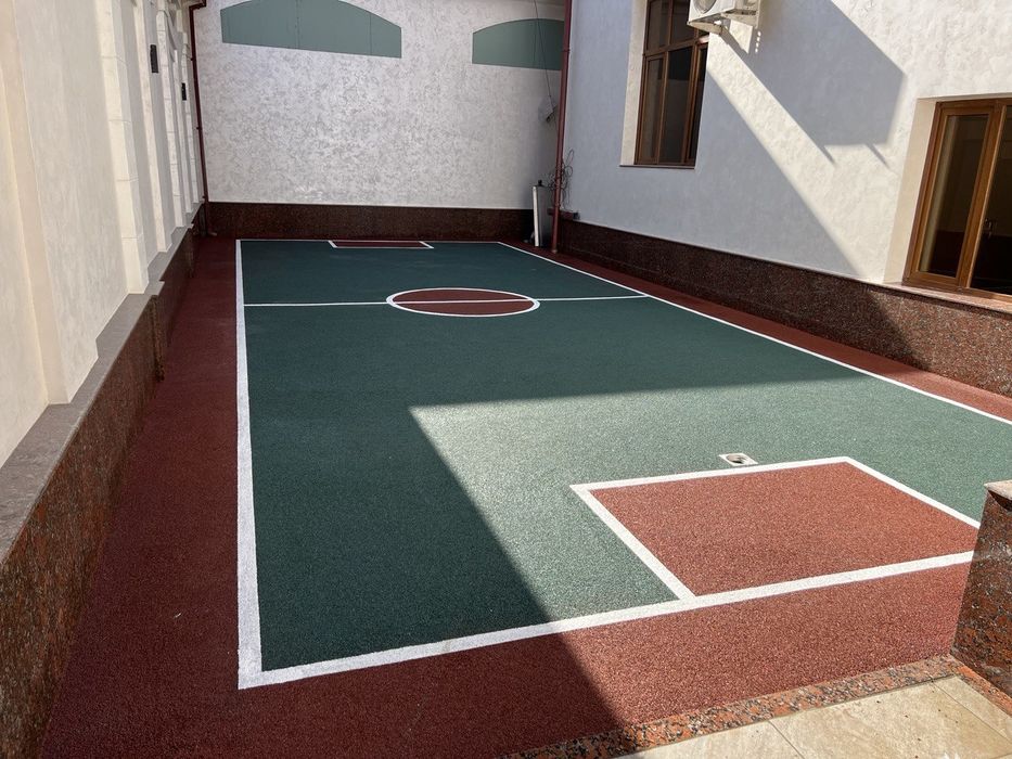 Резина брусчатка детиски пелашатка супорт зал