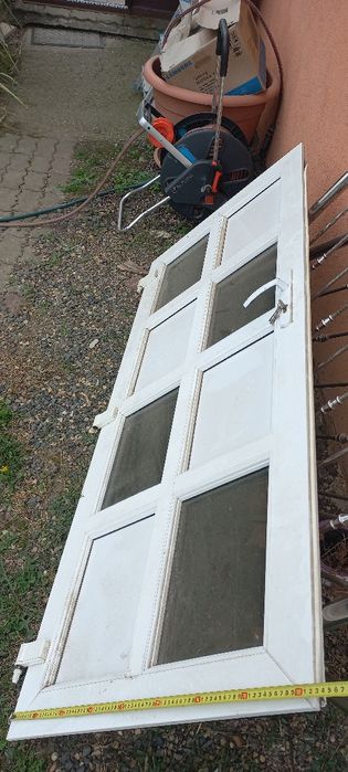 Ușă termopan cu sticlă bombată, fără toc!