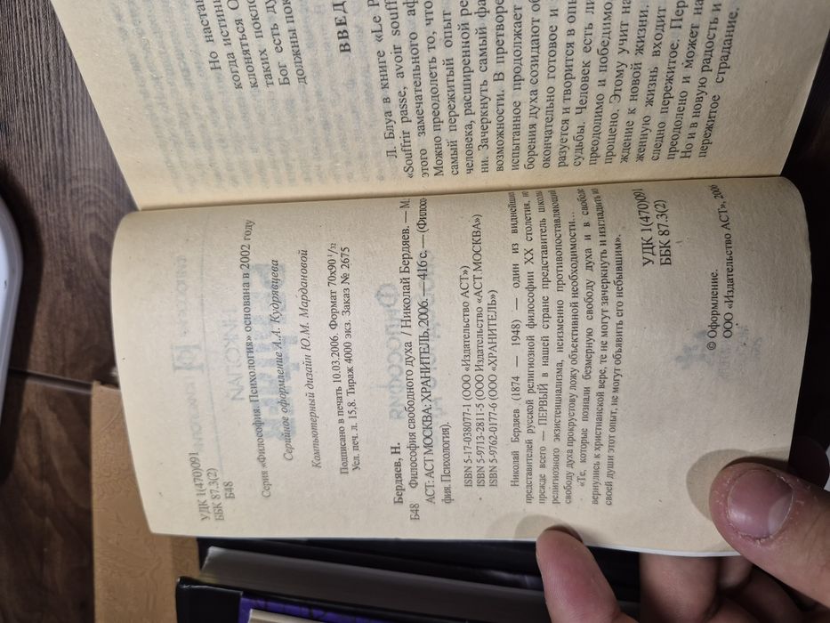 Философия свободного духа. Бердяев.