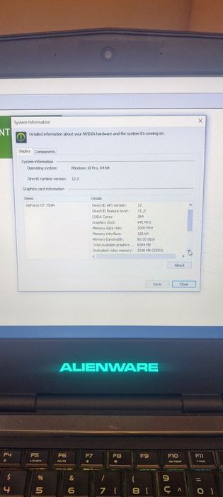 Laptop gaming Alienware 14 R3