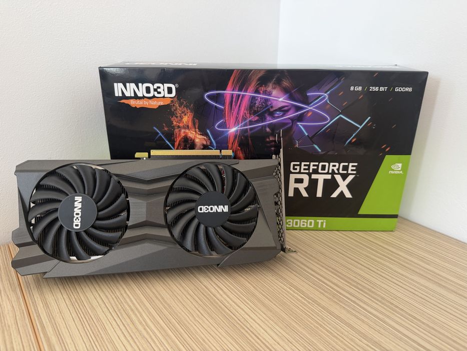 Видео карта Inno3D RTX 3060 Ti Twin X2 8GB GDDR6 – Перфектно състояние
