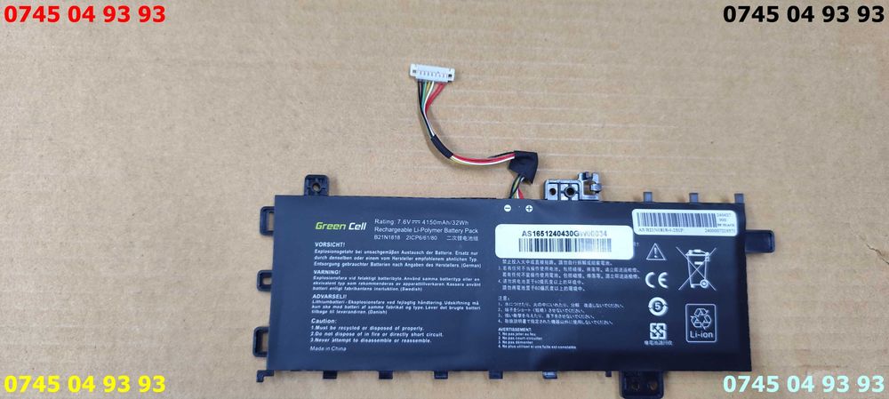acumulator laptop asus green cell B21N1818 nu stiu starea lui