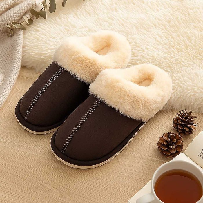 Оригинални Пухкави зимни пантофи SWISS LYX с мемори пяна и геl!