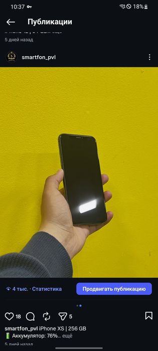 Iphone XS 256 gb 76%
