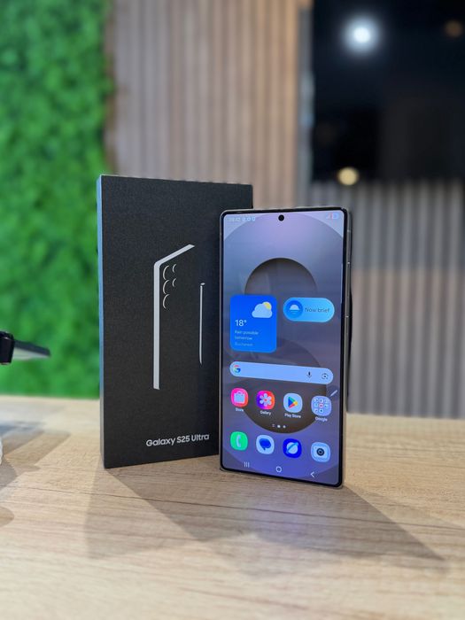 **ATSGSM.RO**Samsung S25 ULTRA 256Gb/Baterie100% /Fact+Gar 12 luni