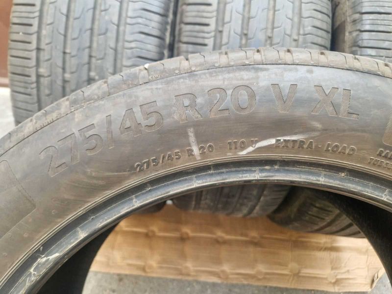 4 Continental R20 275/45
летни гуми 
DOT3622