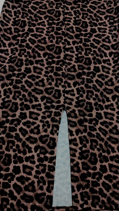 Fusta Creion Midi H&M Animal Print, S