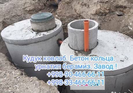 Колодец кольца Бетон Кудук