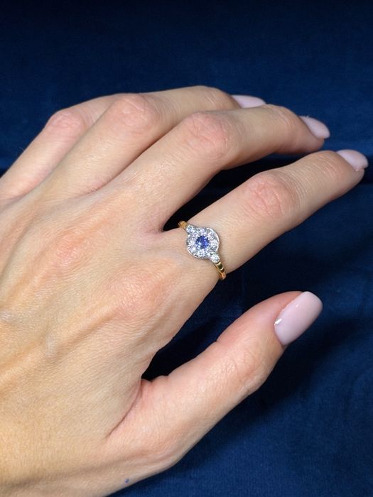 Inel aur 18K 2.29gr diamante