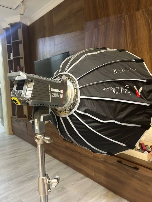 Amaran 200xs, Amaran 60d, 2 ta stoyka temir, soxtbox