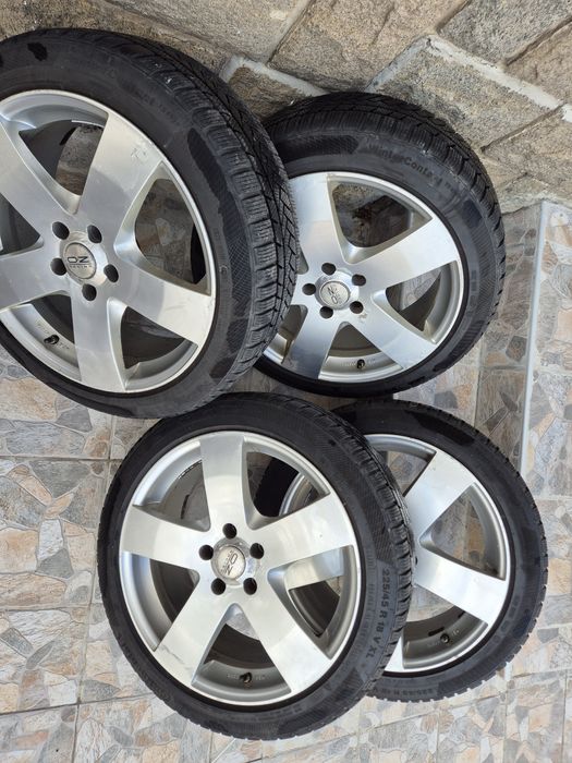 Джанти 5×12  18ка Audi  Mercedes Skoda Seat WV и гуми Continental.