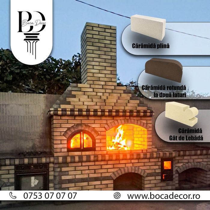 Cărămizi pentru grătare,caramizi decorative,caramida de placat