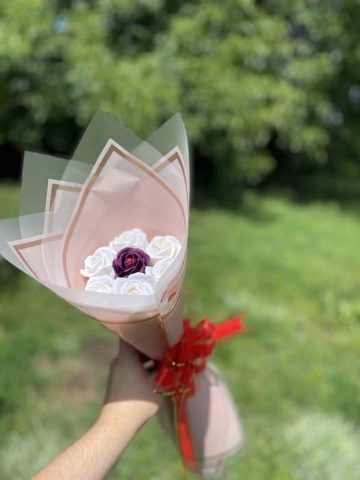 Buchete trandafiri din sapun