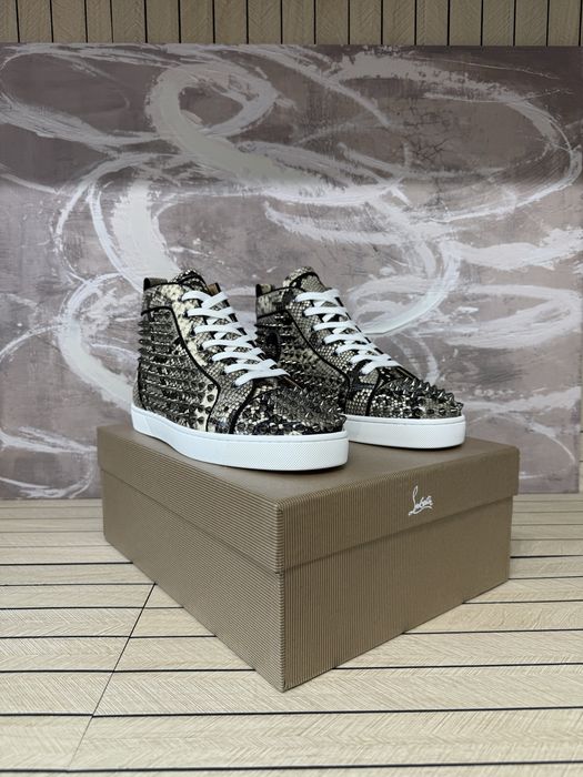 Christian Louboutin High Phyton Beige