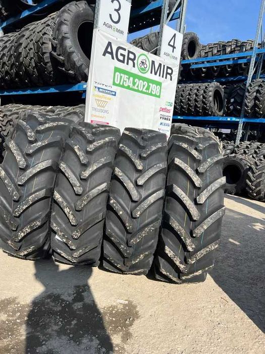 Cauciucuri noi 15.5/80-24 pentru tractor cu 16 pliuri livrare rapida