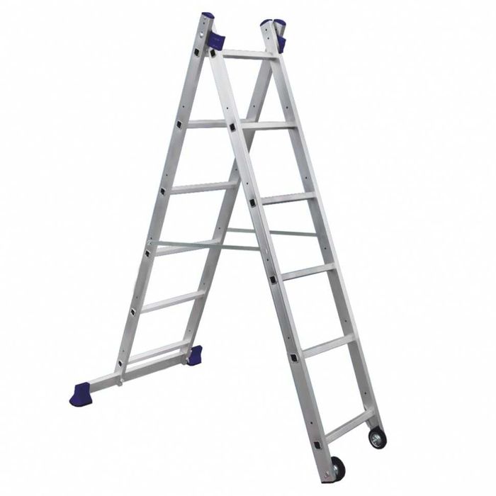 Алюминиевая лестница помост 3 В 1 ( РОССИЯ )