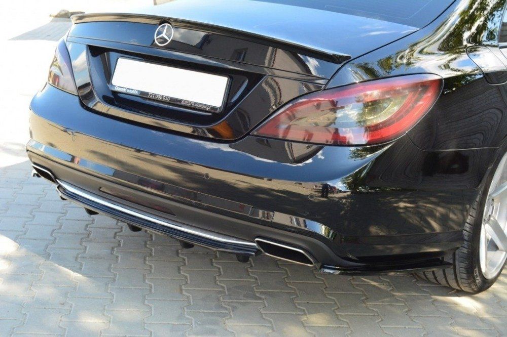 Добавка за задна броня Maxton design за Mercedes Benz W218 (2011-2014)