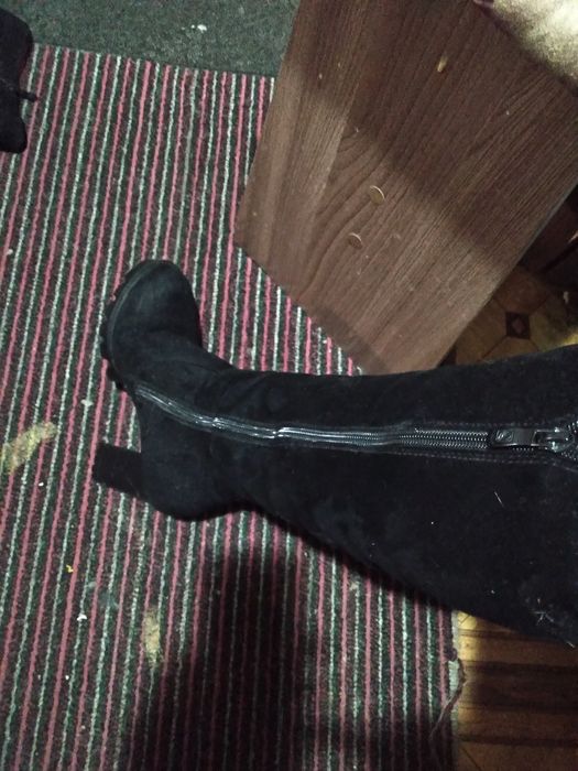 Продам сапоги замшевые зимние