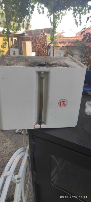 Камина с водна риза ,фурна помпа и разширителен съд