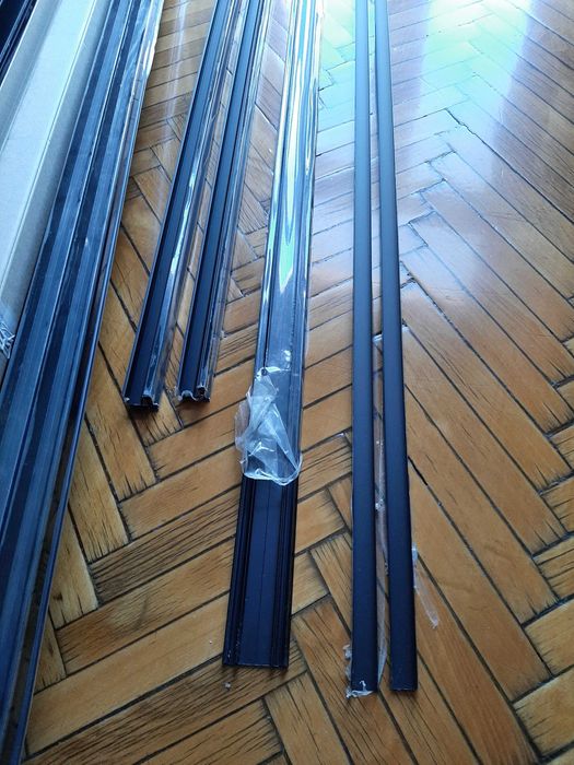 Mobilier Sistem culisare GTV NERO pentru 3 uși dressing (3000x2700mm, PAL 18mm)Sistem uși culisante coplet cu amortizoare