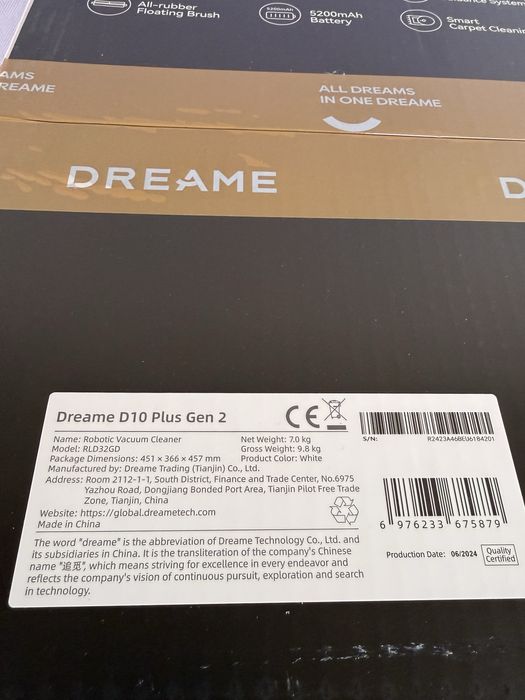 Robot de aspirare cu mop Dreame D10 Plus Gen 2 Sigilat