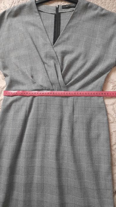 Rochie zara gri marimea M