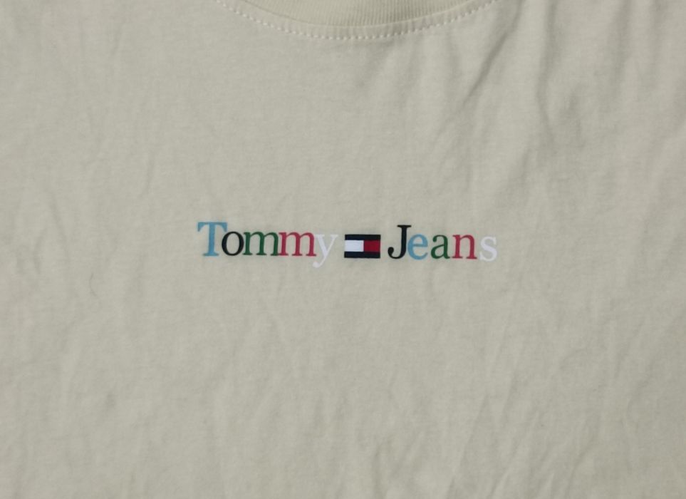 Tommy Jeans оригинална тениска XS памучна фланелка