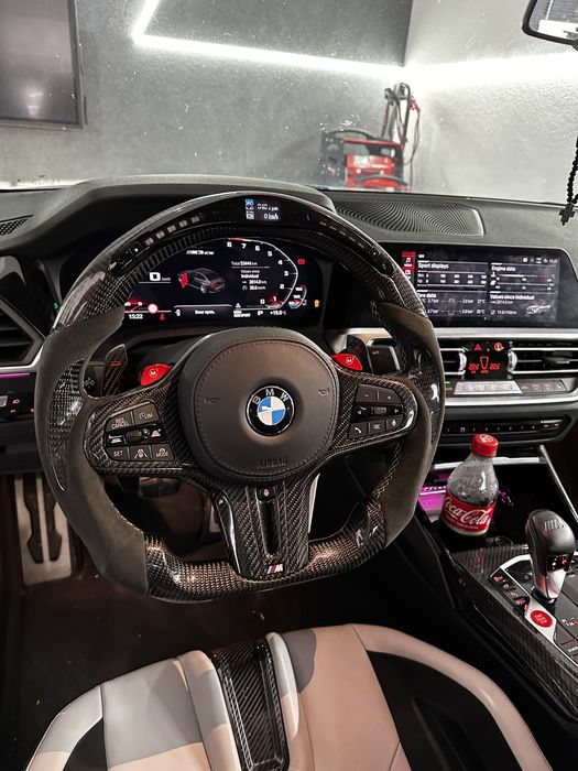 Volan BMW M Carbon Seria G - Incalzire - Vibratii - Traffic Jam Assist