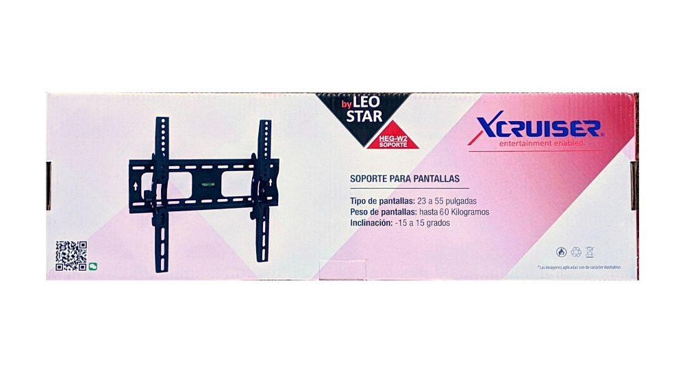 Кронштейн 40×40 LeoStar HEG-W2 крепление на 23"-65"