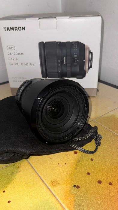 Обектив Tamron SP 24-70mm f/2.8 Di VC USD G2 за Nikon F – A032 + кутия и сенник