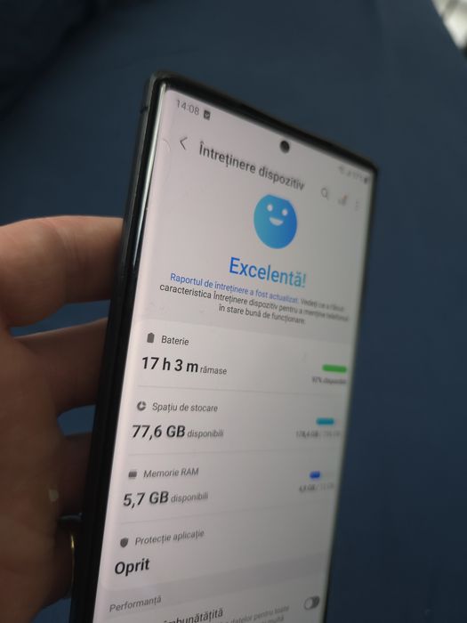 Vand Samsung Note 20ultra perfect funcțional