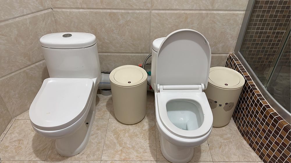 Детская раковина и унитаз