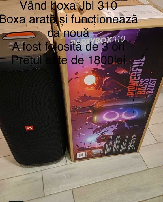 Vând boxa JBL 310