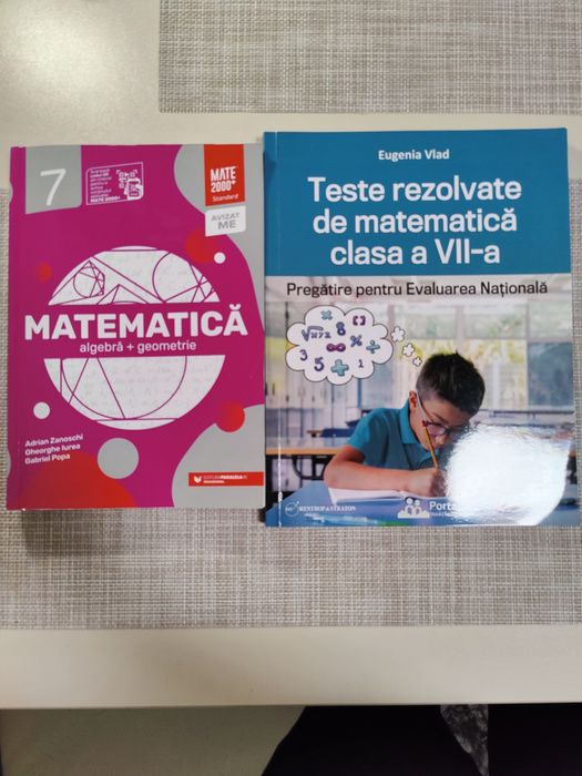 Set- Teste rezolvate de mate pentru Evaluarea națională și Mate 2000-