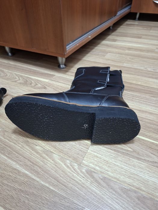 Сапог зимние кожа