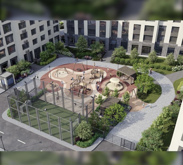 2 комнатная студия 46 м2 UIA BIRLIK