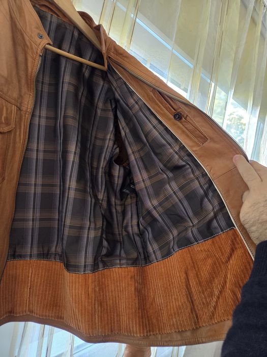 Geaca piele pt  barbati