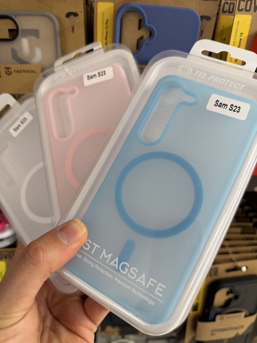 Samsung Galaxy S23, Samsung Galaxy S24 матиран MAGSAFE гръб