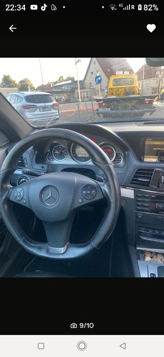 Mercedes Benz E350 Coupe AMG   феис Нов внос Германия