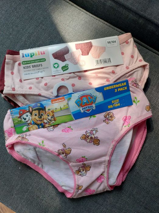 Бельо за момиче, р. 98-104. Розови, paw patrol