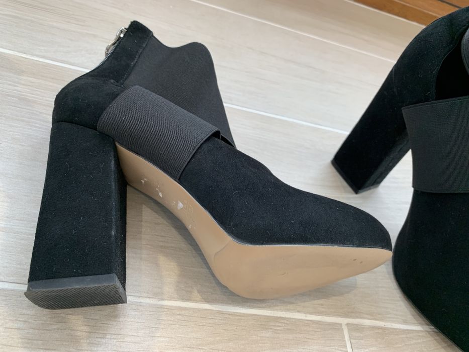 Боти Fabiano, естествена кожа велур